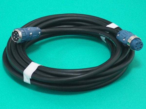 画像1: 半自動溶接機用 延長用 6芯 制御ケーブル のみ 5m ESC075-6-5　 (1)
