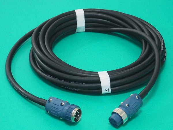 画像1: 半自動溶接機用 延長用 6芯 制御ケーブル のみ 10m ESC075-6-10　 (1)