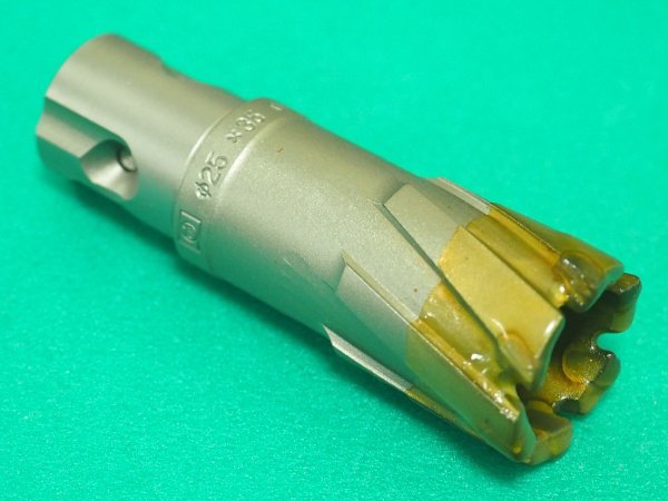 画像1: ミヤナガ 磁気ボール盤カッター デルタゴンメタルボーラー350A φ25 DLMB35A25 (1)