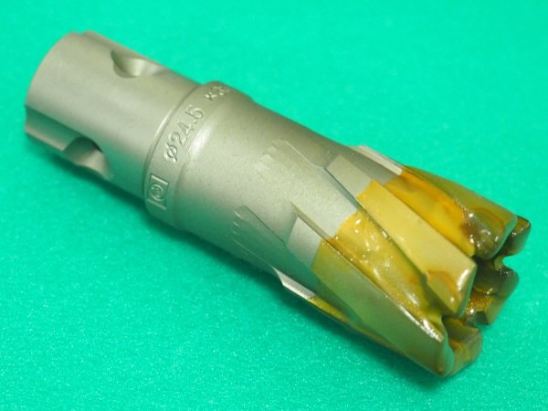画像1: ミヤナガ 磁気ボール盤カッター デルタゴンメタルボーラー350A φ24.5 DLMB35A245  (1)