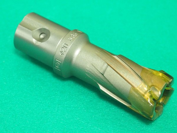 画像1: ミヤナガ 磁気ボール盤カッター デルタゴンメタルボーラー350A φ20 DLMB35A20  (1)