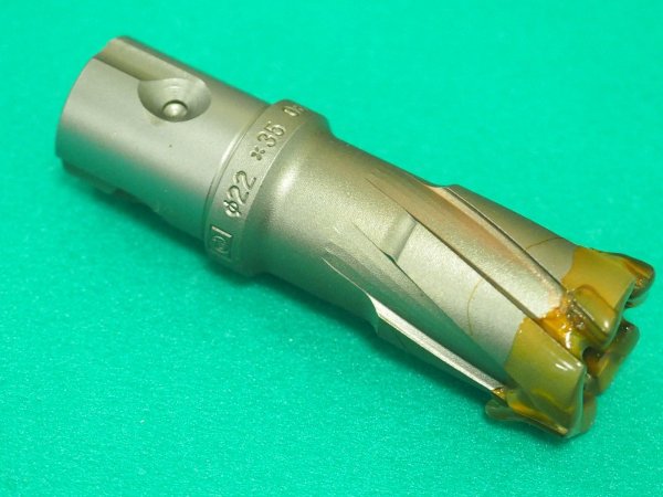 画像1: ミヤナガ 磁気ボール盤カッター デルタゴンメタルボーラー350A φ22 DLMB35A22 (1)