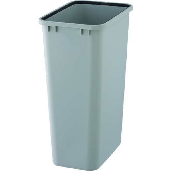 画像1: TRUSCO [在庫限り売切廃番]PPペール角型73L TPPK-70-GY [437-7915] (1)