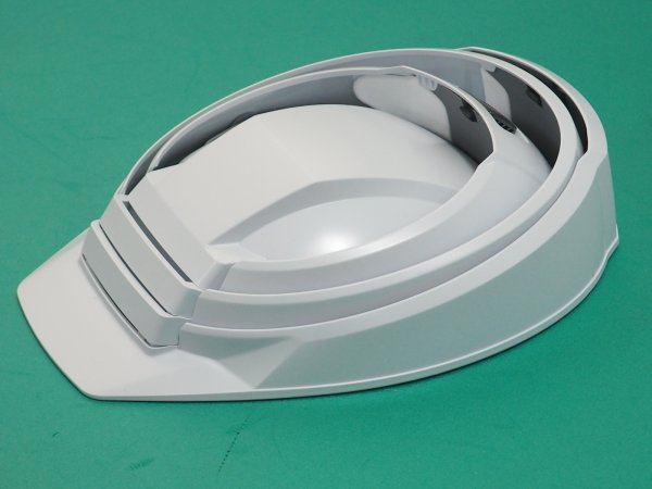 画像2: DIC たためるヘルメット/安全帽 墜落時保護用/飛来落下物用 国家検定取得 IZANO2 ホワイト 収納袋付 (2)