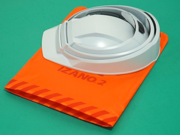 画像4: DIC たためるヘルメット/安全帽 墜落時保護用/飛来落下物用 国家検定取得 IZANO2 ホワイト 収納袋付 (4)