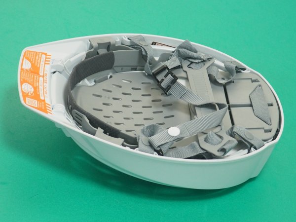 画像3: DIC たためるヘルメット/安全帽 墜落時保護用/飛来落下物用 国家検定取得 IZANO2 ホワイト 収納袋付 (3)