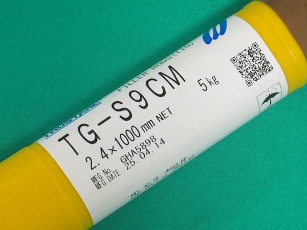 画像1: 耐熱鋼 (ティグ材料)  TG-S9CM 5kg 神戸製鋼所 (1)