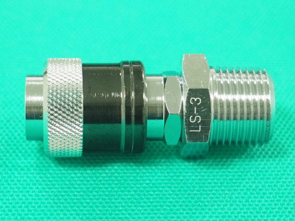 画像2: アポロコック 酸素・LP配管取出口ソケット LS-3 小池酸素工業 (2)