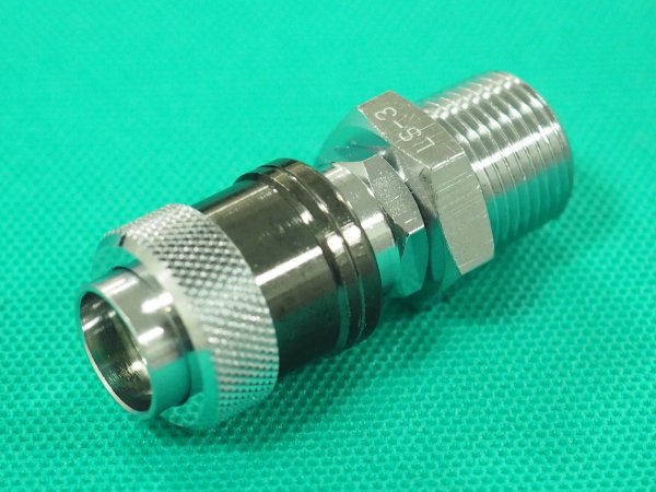 画像3: アポロコック 酸素・LP配管取出口ソケット LS-3 小池酸素工業 (3)