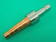 画像1: アポロコック 可燃ガス用ホース中間用プラグ ZAP-2（逆止弁付き）  小池酸素工業 (1)