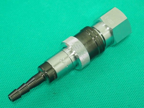 画像4: アポロコック 酸素用ゲージ直結用ソケット/プラグ セット ZGSP-1(逆流防止弁タイプ)  小池酸素工業 (4)