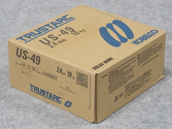 画像1: サブマージアーク材料 ワイヤ US-49  2.4mm 10kg 神戸製鋼所 (1)