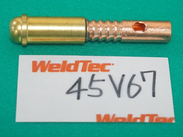 画像1: ウエルドテック パワーケーブル組込金具 45V67 ケーブルフィティング (1)
