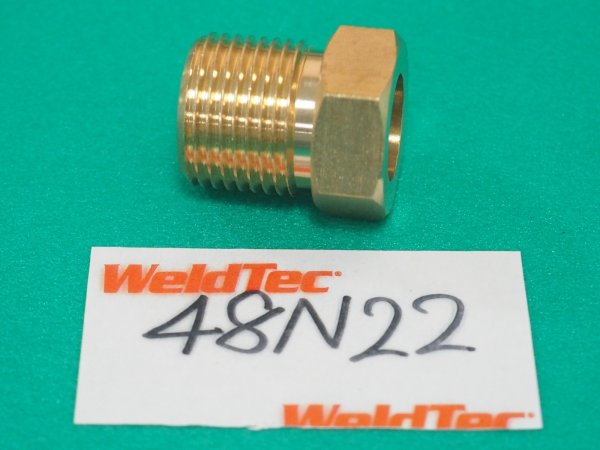 画像1: ウエルドテック パワーケーブル組込金具 48N22 ナット7/8-14U (1)