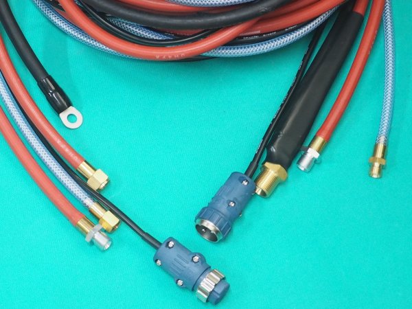 画像2: Panasonic 汎用TIG溶接機 水冷TIGトーチYT-30TSW2(C1)用 延長ケーブル セット 5・10・15・20・25・30m選択 (2)