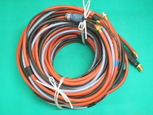 画像1: Panasonic 汎用TIG溶接機 水冷TIGトーチYT-30TSW2(C1)用 延長ケーブル セット 5・10・15・20・25・30m選択 (1)