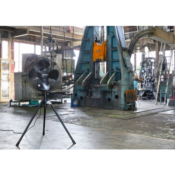 画像6: TRUSCO 全閉式樹脂ハネ工場扇　ファクトリーファン　スタンドタイプ FAFP-45S [396-3948] (6)