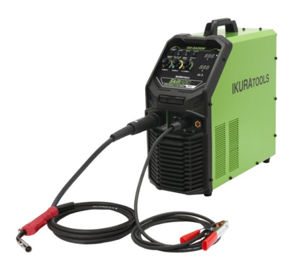 画像1: スキルアークプロ インバーター制御半自動溶接機 ISK-SA250W 単相・三相200V兼用/EMS対策商品 育良精機 (1)