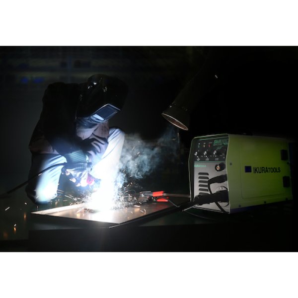 画像2: スキルアークプロ 200V専用 インバーター制御ノンガス半自動溶接機 ISK-SA162F 40073 育良精機  (2)