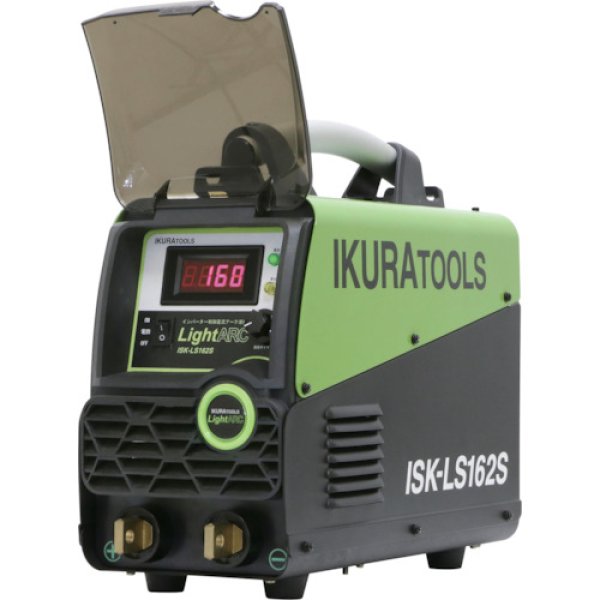 画像1:  ライトアーク インバーター制御直流アーク溶接機 ISK-LS162S AC200/100V兼用用/EMS対策商品 育良精機 (1)