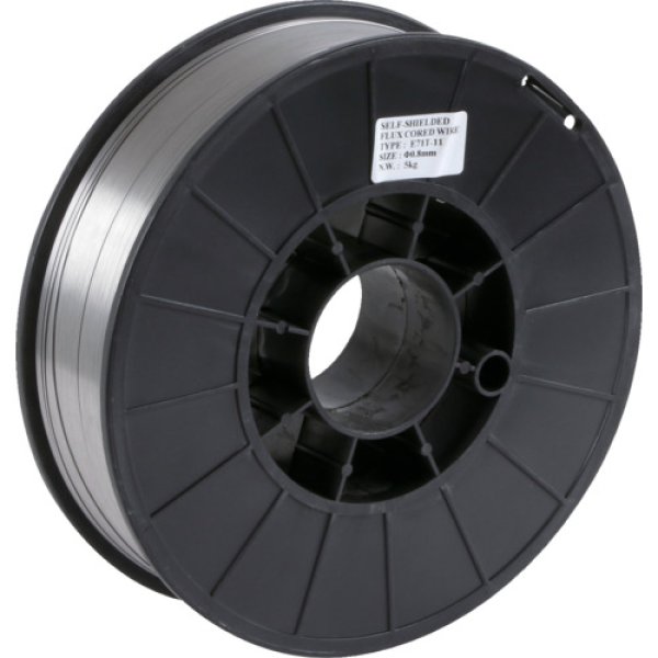 画像1: 半自動溶接機用ソリッドワイヤ (42174) φ0.8mmx500g アルミ用 育良精機 (1)