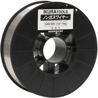 半自動　溶接　ワイヤー　4セット CAINZ-DASH】育良精機 半自動溶接機用ノンガスワイヤ