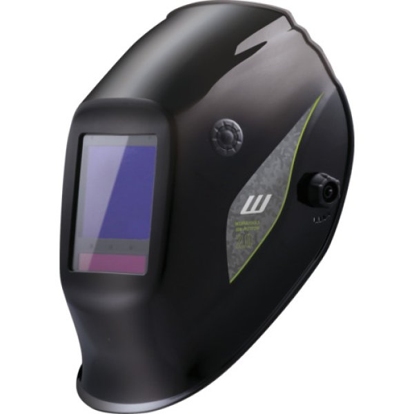 画像2: ラピッドグラス ブラックプレミアムシリーズ 自動遮光溶接面 ワイドビューモデル ISK-RGTP2W 通常時:#2.0/遮光後:#4-8・#4-13 育良精機 (2)