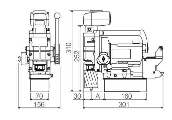 画像4: ライトボーラーISK-LB50ST (50170) 超軽量コンパクト大口径重切削タイプ 育良精機 (4)