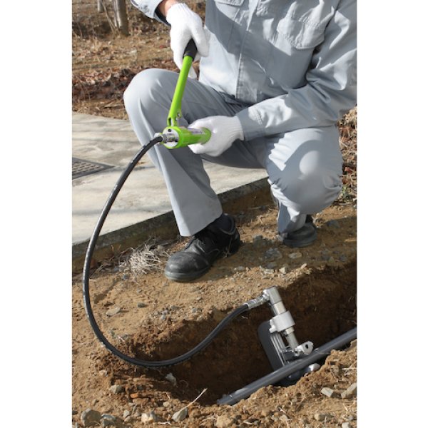 画像3: パイプ断水機 手動油圧式 ISK-30AHSII 育良精機　 (3)