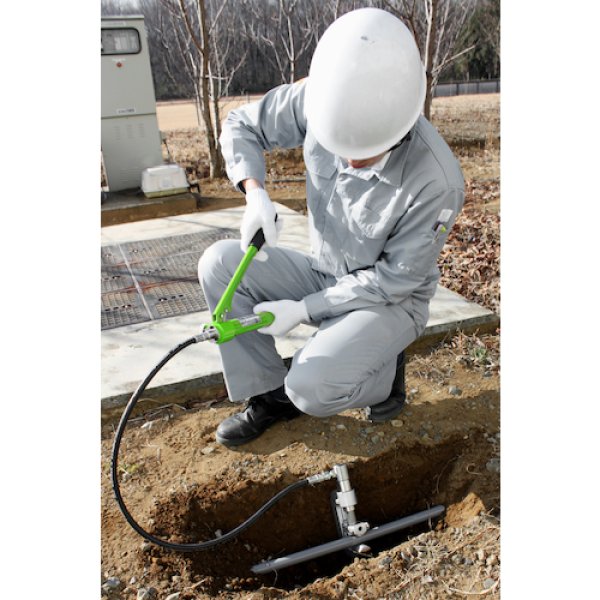 画像4: パイプ断水機 手動油圧式 ISK-30AHSII 育良精機　 (4)