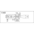 画像2: 下方押え型トグルクランプ 水平ハンドル ISK-HH1500 (31104) 育良精機　 (2)