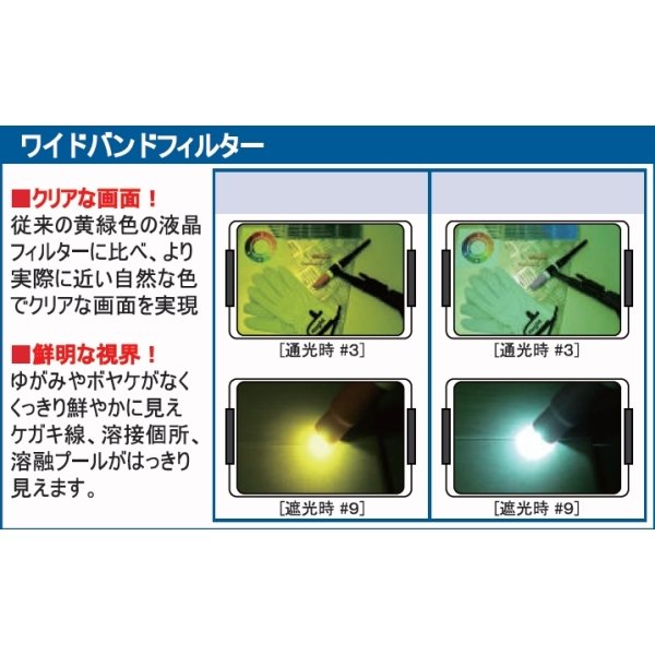 画像5: マイト工業 高速自動遮光液晶溶接面 HAYATE III （選択） (5)