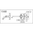 画像2: 下方押え型トグルクランプ 垂直ハンドル ISK-HV3500 (31304) 育良精機　 (2)