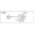 画像2: 下方押え型トグルクランプ 垂直ハンドル ISK-HV5500 (31307) 育良精機　 (2)