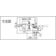 画像2: 下方押え型トグルクランプ 垂直ハンドル ISK-09S0 (31310) 育良精機　 (2)