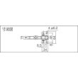 画像2: 下方押え型トグルクランプ 垂直ハンドル ISK-41B小0 (31318) 育良精機　 (2)