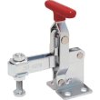 画像1: 下方押え型トグルクランプ 垂直ハンドル ISK-42P0 (31326) 育良精機　 (1)