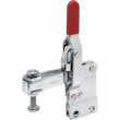 画像1: 下方押え型トグルクランプ ステンレスタイプ 垂直ハンドル ISK-42K0-2S (31325) 育良精機　 (1)