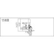 画像2: 下方押え型トグルクランプ ステンレスタイプ 垂直ハンドル ISK-40K0-2S (31315) 育良精機　 (2)