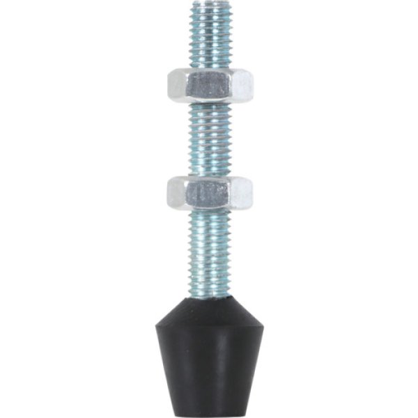画像1: トグルクランプ用ゴム付ボルト ねじ寸法M10×P1.5mm (M10×65) 全長91  (31906) 育良精機　 (1)