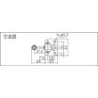 画像2: 下方押え型トグルクランプ ステンレスタイプ 垂直ハンドル ISK-40A0-2S (31314) 育良精機　 (2)