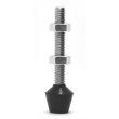 画像1: トグルクランプ用ゴム付ボルト ねじ寸法M4×P0.7mm (M4×18) 全長27  (31900) 育良精機　 (1)