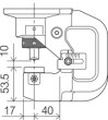 画像3: コードレスパンチャー (50154) ISK-MP20LF ハイブリッド電動油圧充電式複動パンチャー 育良精機  (3)