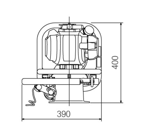 画像4: エンジンウインチ  EW-S500 (10176) エンジン式多目的タイプ 育良精機 (4)