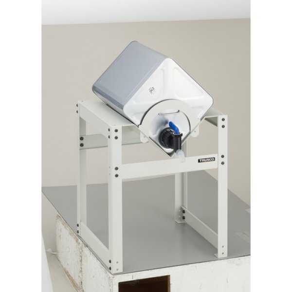 画像4: TRUSCO 一斗缶 ペール缶用スタンド 缶保くん 段積み可能据え置き型 KANP-S [116-3790] (4)