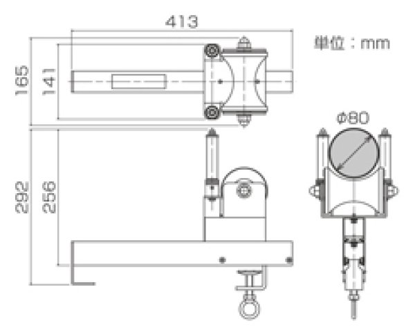 画像4: ラック用コロ ISK-R2 (10134) 育良精機 (4)