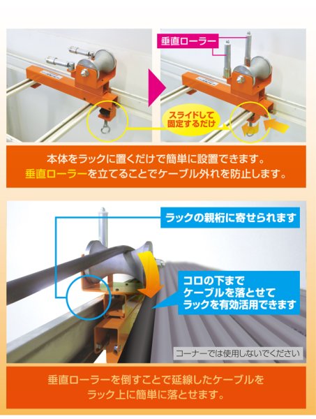 画像3: ラック用コロ ISK-R2 (10134) 育良精機 (3)