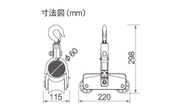 画像2: 四連金車 ISK-3WH (10161) 育良精機 (2)