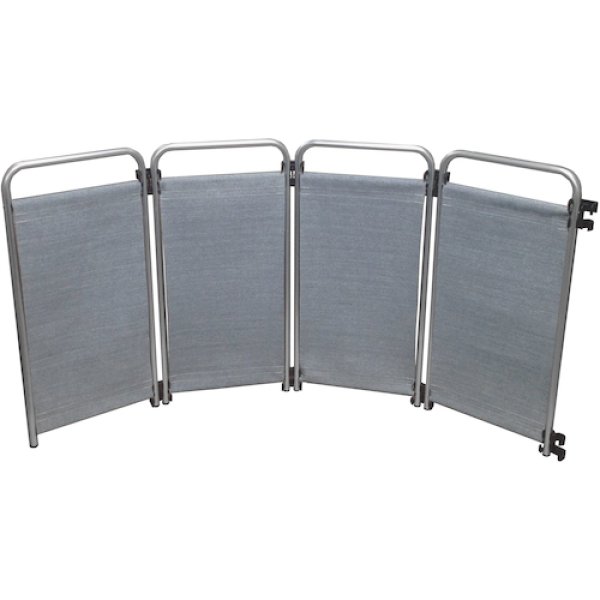 画像3: TRUSCO 小型火花用衝立 超小型スリム 幅369mm　高さ749mm 四面セット 両面コーティング TTSS4-749-W [255-6082] (3)