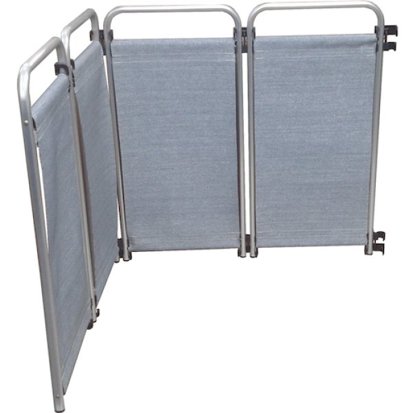 画像2: TRUSCO 小型火花用衝立 超小型スリム 幅369mm　高さ749mm 四面セット 両面コーティング TTSS4-749-W [255-6082] (2)